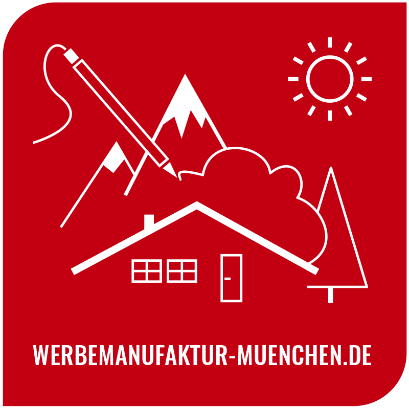 Logo der Werbemanufaktur München mit Schriftzug